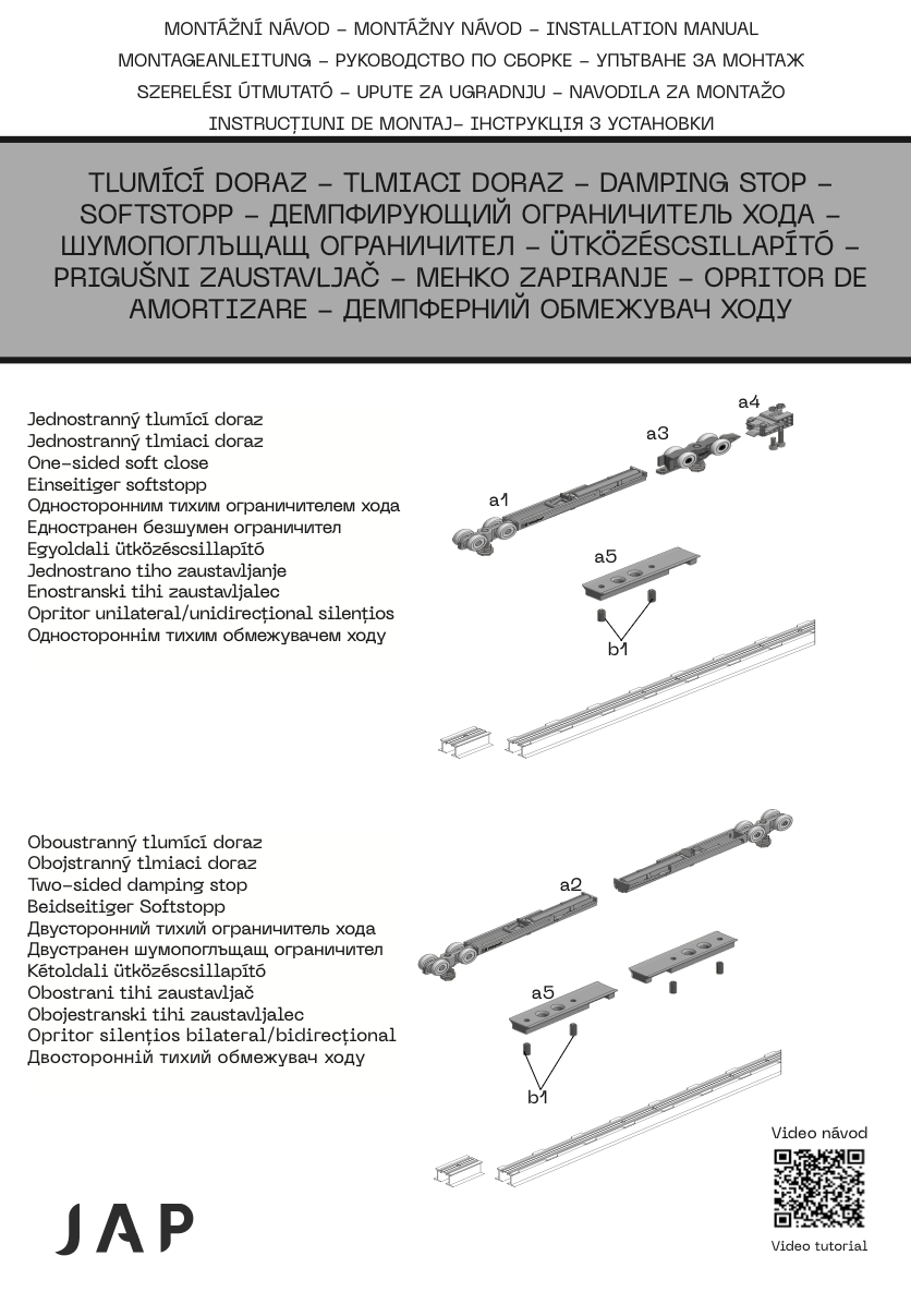 MONTÁŽNÍ NÁVOD - TICHÝ DORAZ